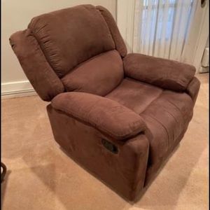 ProLounger Push Back Recliner, Chocolate color